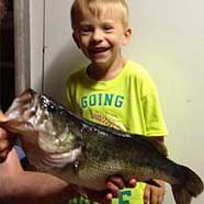 Caden with a nice bass from CT