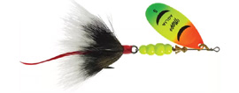 Inline spinners for northern pike fishing