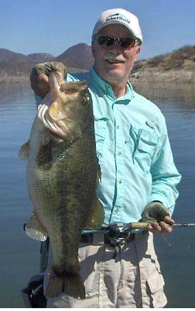 Eleven pound bass from Obregon Lake in Mexico