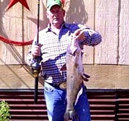Texas blue catfish caught by Timothy Wilde